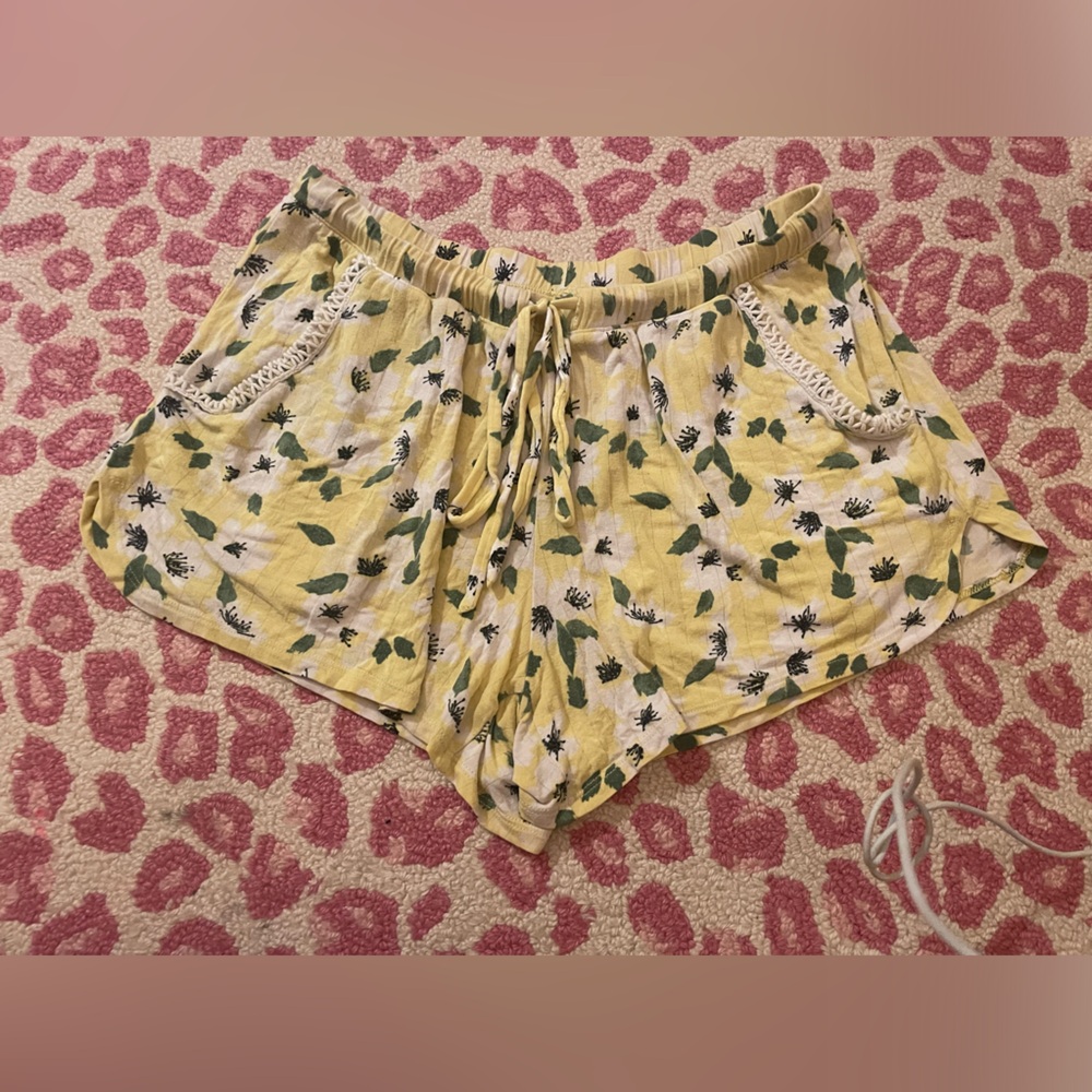 floral pj shorts